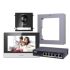Hikvision Digital Technology DS-INT-GEN2-KIT12 2nd Gen IP Intercom Kit,1 to 1 Villa,Door& Room ,Surface,Aetek Switch, Hikvison 2nd Gen IP Intercom Kit Kit Includes * 1 x KD8003-IME1 Modular Door Station * 1 x DS
